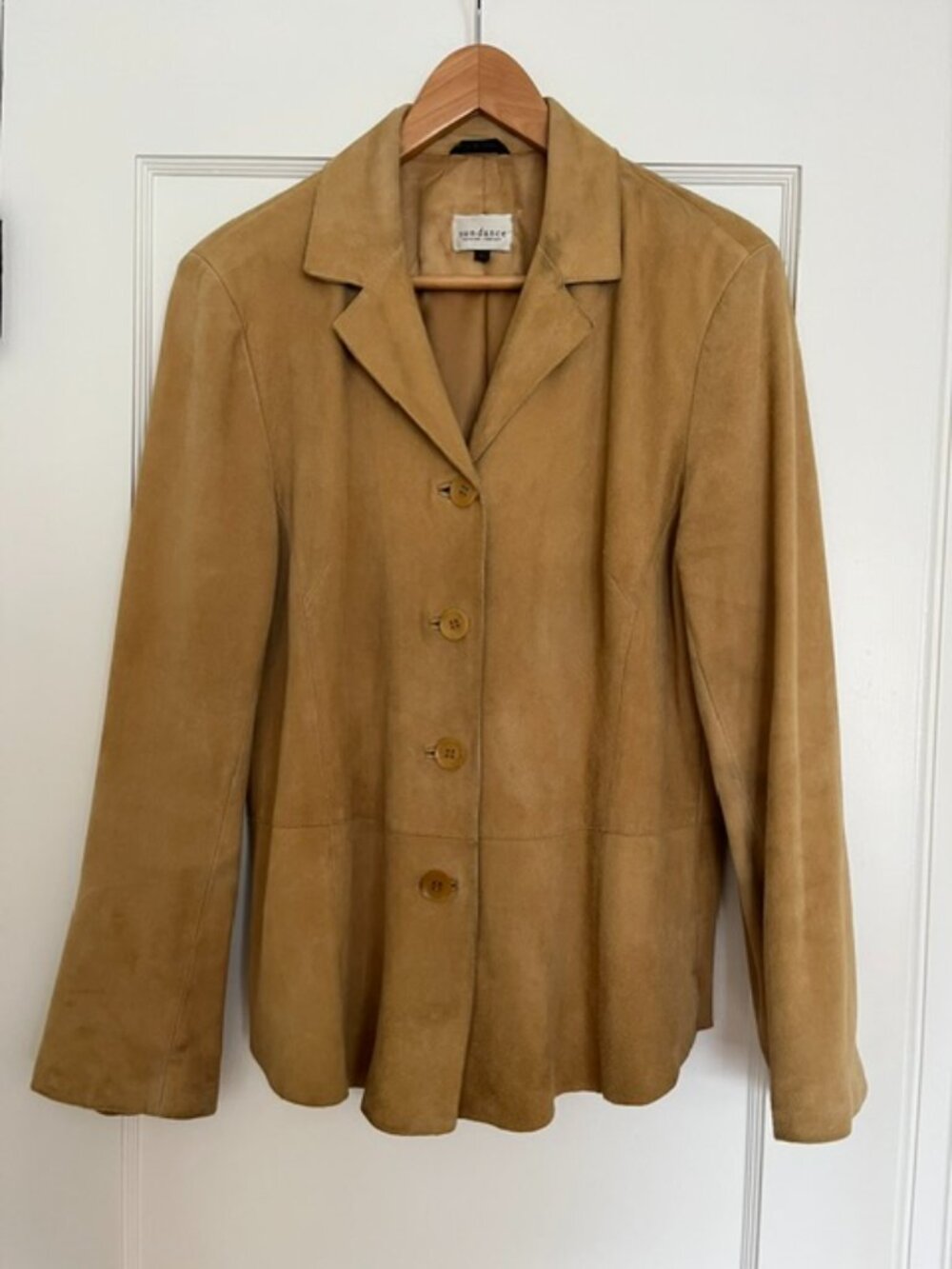 Vintage Sundance Catalog Suede Leather Jacket | Size Large